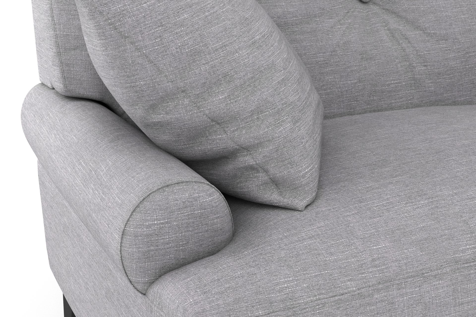 Andrew 3-seters Stoffsofa - Grå - Møbler - Sofaer - Howard sofa