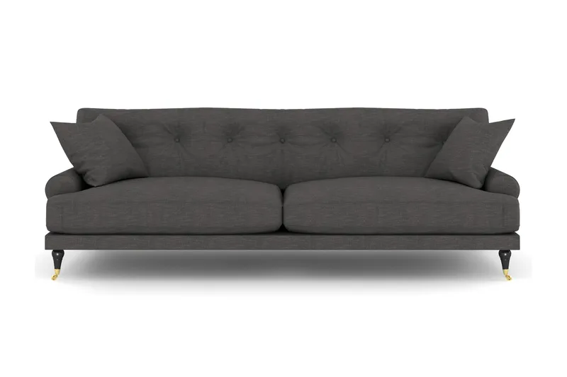 Andrew 3-seters Stoffsofa - Mørk grå - Møbler - Sofaer - Sofa 3 seter