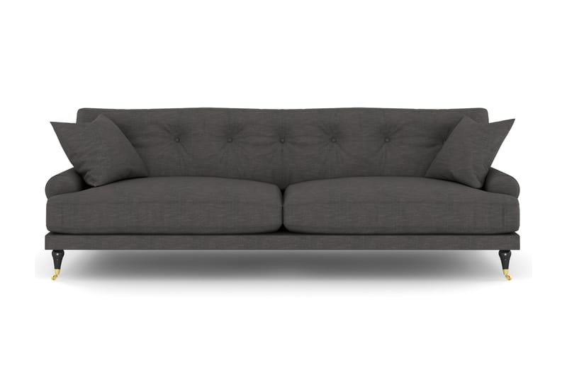 Andrew 3-seters Stoffsofa - Mørk grå - Møbler - Sofaer - Sofa 3 seter