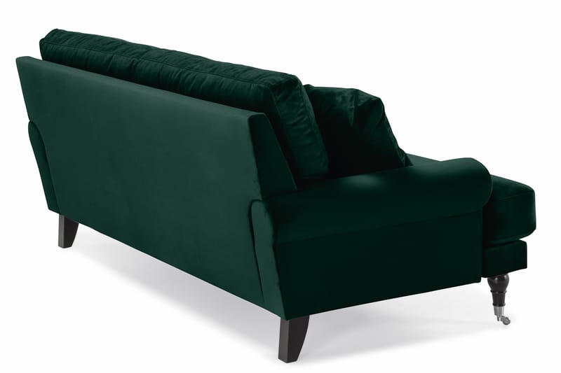 Andrew Fløyelssofa 2-seter - Mørkegrønn/Krom - Møbler - Sofaer - Howard sofa