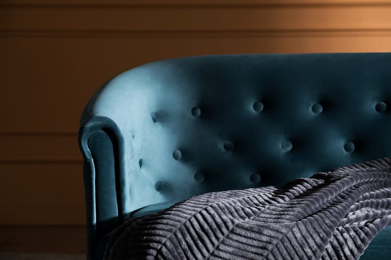 Dahlia Siss Sofa - Blågrønn Fløyel - Møbler - Sofaer - Howard sofa