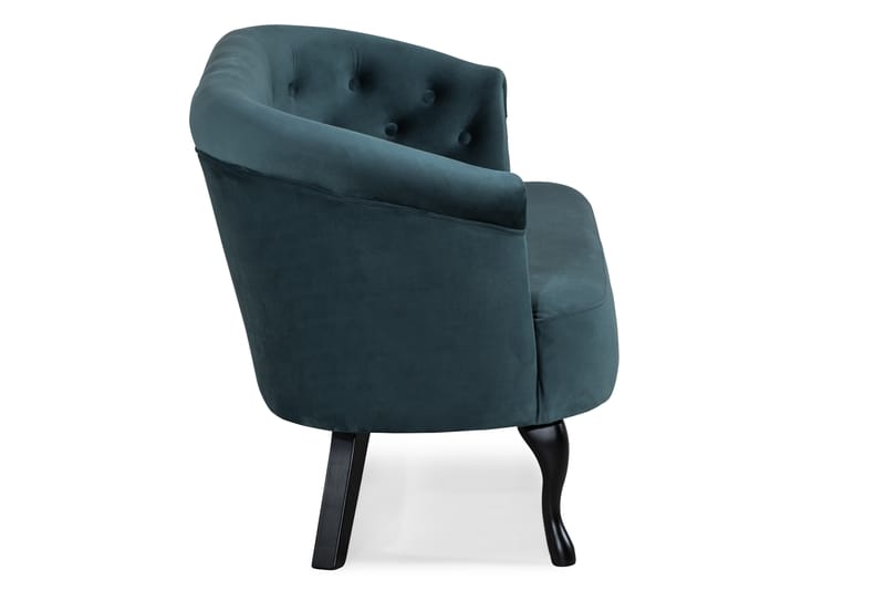 Dahlia Siss Sofa - Blågrønn Fløyel - Møbler - Sofaer - Howard sofa