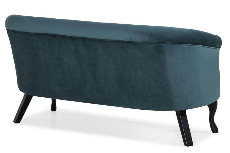 Dahlia Siss Sofa - Blågrønn Fløyel - Møbler - Sofaer - Howard sofa