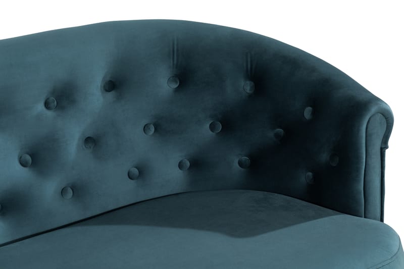Dahlia Siss Sofa - Blågrønn Fløyel - Møbler - Sofaer - Howard sofa