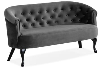 Dahlia Siss Sofa Fløyel - Mørkegrå - Møbler - Sofaer - Howard sofa