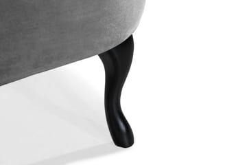 Dahlia Siss Sofa Fløyel - Mørkegrå - Møbler - Sofaer - Howard sofa