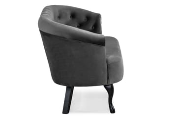 Dahlia Siss Sofa Fløyel - Mørkegrå - Møbler - Sofaer - Howard sofa