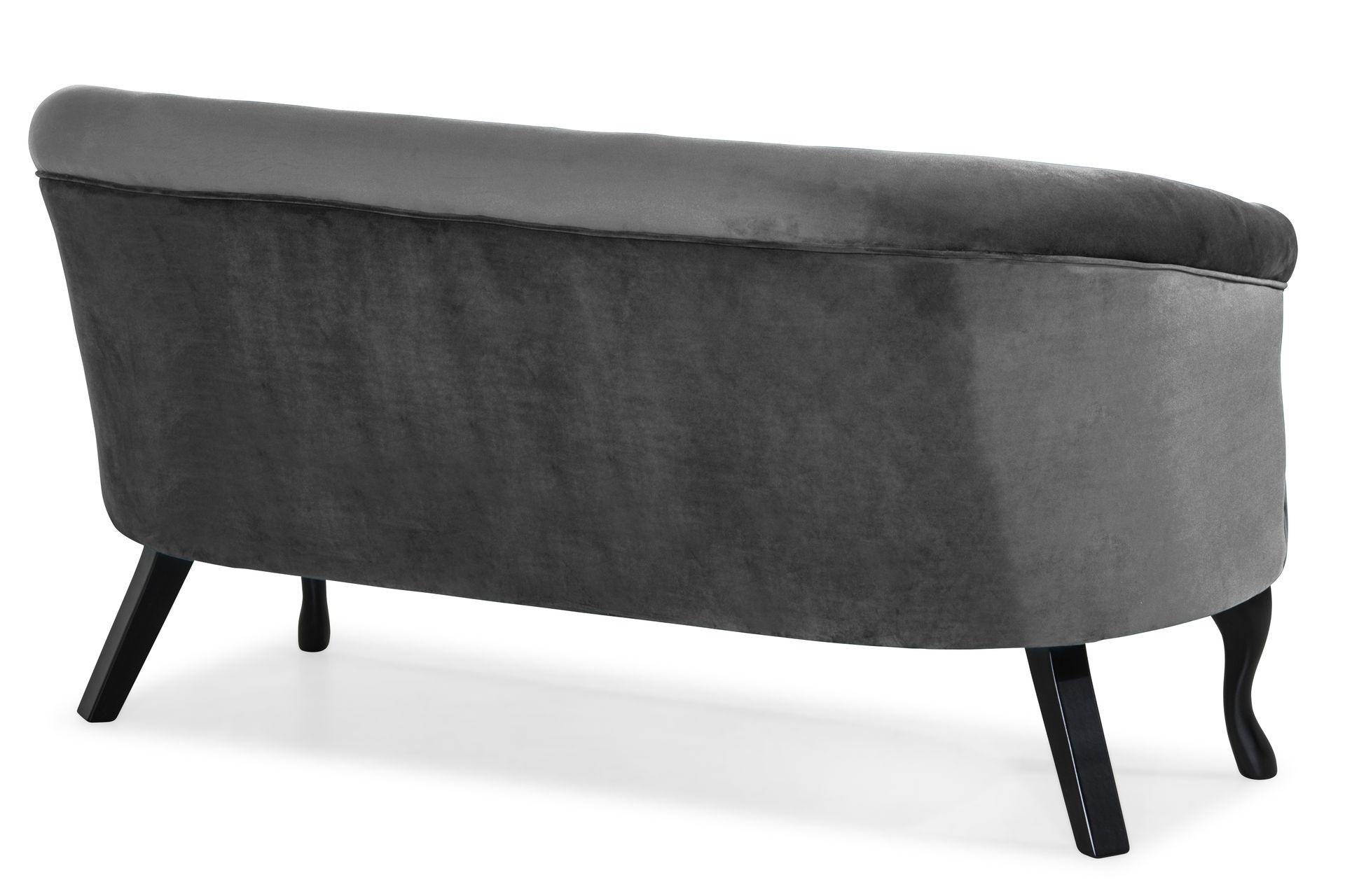 Dahlia Siss Sofa Fløyel - Mørkegrå - Møbler - Sofaer - Howard sofa