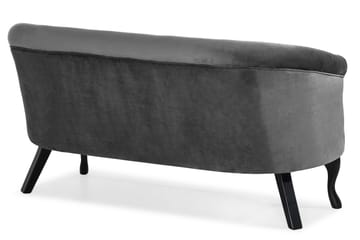 Dahlia Siss Sofa Fløyel - Mørkegrå - Møbler - Sofaer - Howard sofa