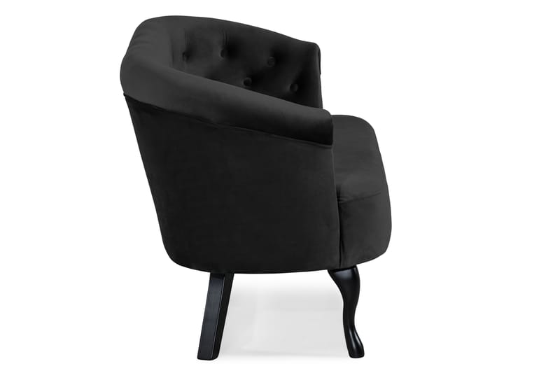 Dahlia Siss Sofa Fløyel - Svart - Møbler - Sofaer - Howard sofa