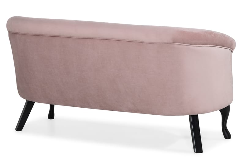 Dahlia Siss Sofa - Lyserosa Fløyel - Møbler - Sofaer - Howard sofa
