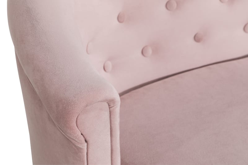 Dahlia Siss Sofa - Lyserosa Fløyel - Møbler - Sofaer - Howard sofa