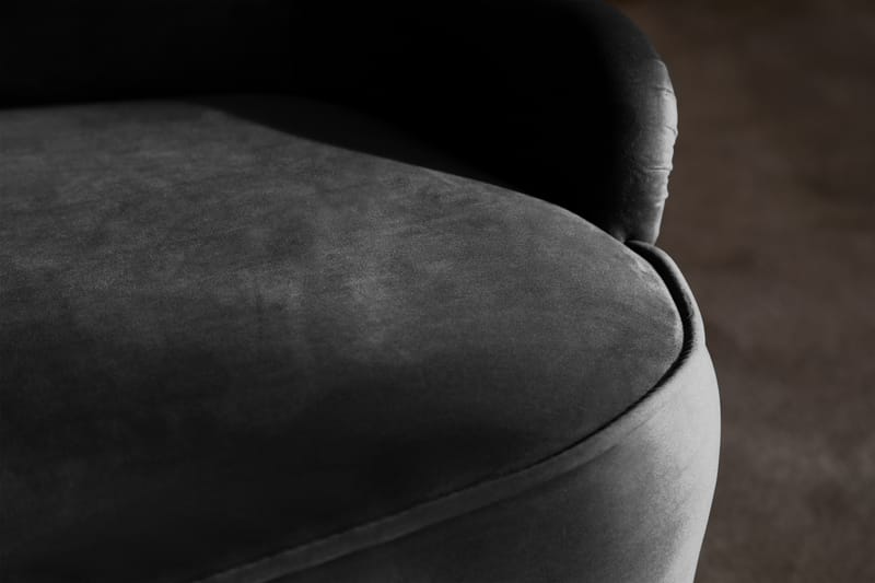Dahlia Sofa Fløyel - Mørkgrå - Møbler - Sofaer - Howard sofa