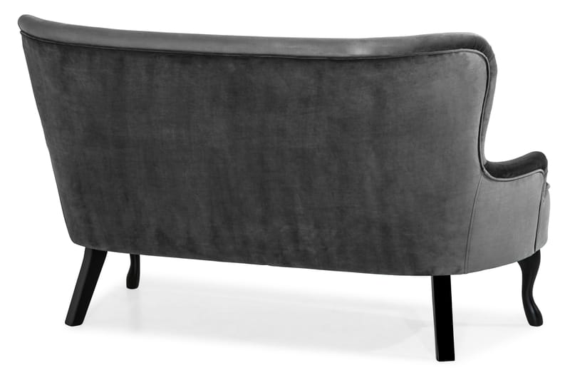 Dahlia Sofa Fløyel - Mørkgrå - Møbler - Sofaer - Howard sofa
