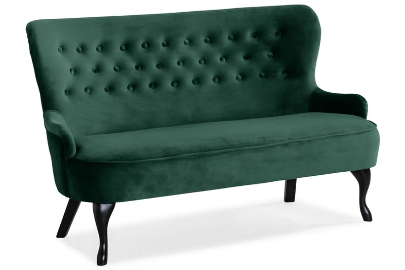 Dahlia Sofa Fløyel - Mørkgrønn - Møbler - Sofaer - Howard sofa