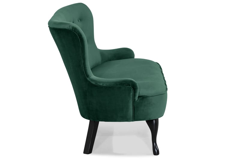 Dahlia Sofa Fløyel - Mørkgrønn - Møbler - Sofaer - Howard sofa