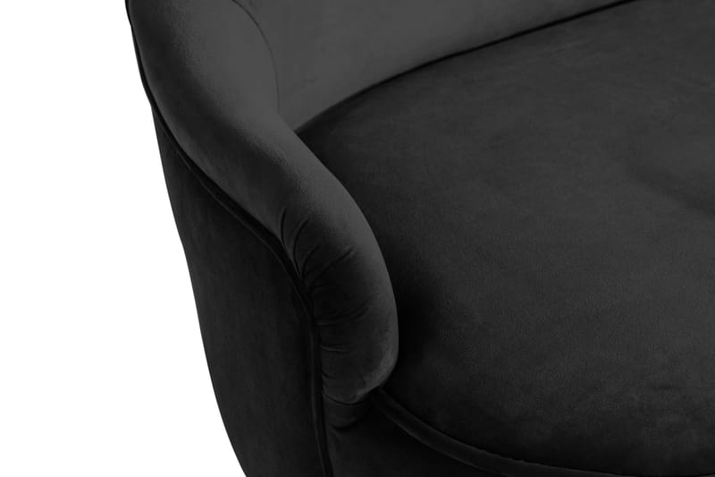 Dahlia Sofa Fløyel - Svart - Møbler - Sofaer - Howard sofa