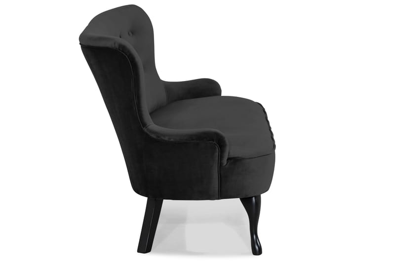 Dahlia Sofa Fløyel - Svart - Møbler - Sofaer - Howard sofa