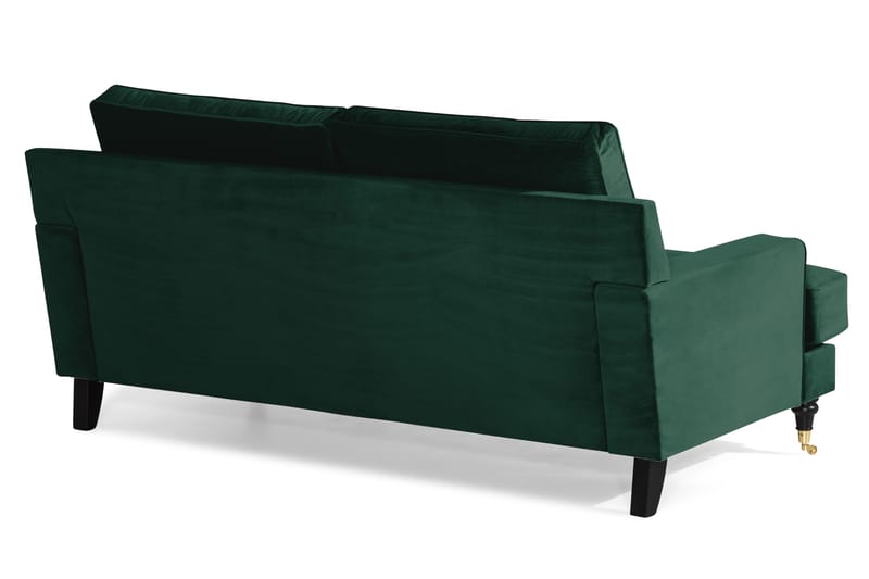 Dalby 2-seters Sofa Fløyel - Mørkegrønn - Howard sofa - Fløyel sofaer - 2 seter sofa
