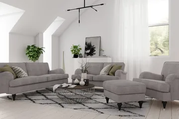 Howard Classic 2-seters Stoffsofa - Beige / Grå - Møbler - Sofaer - Howard sofa