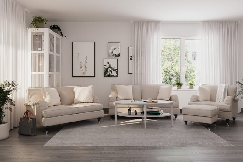 Howard Classic 2-seters Stoffsofa - Beige - Møbler - Sofaer - Howard sofa