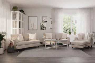 Howard Classic 2-seters Stoffsofa - Beige - Møbler - Sofaer - Howard sofa