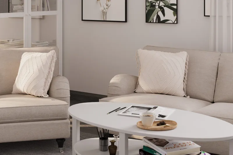 Howard Classic 2-seters Stoffsofa - Beige - Møbler - Sofaer - Howard sofa