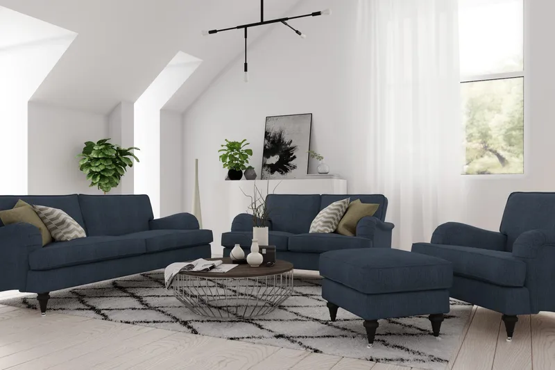 Howard Classic 2-seters Stoffsofa - Blå - Møbler - Sofaer - Howard sofa