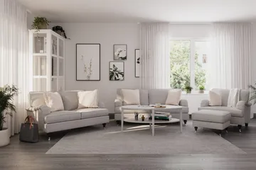 Howard Classic 2-seters Stoffsofa - Grå - Møbler - Sofaer - Howard sofa