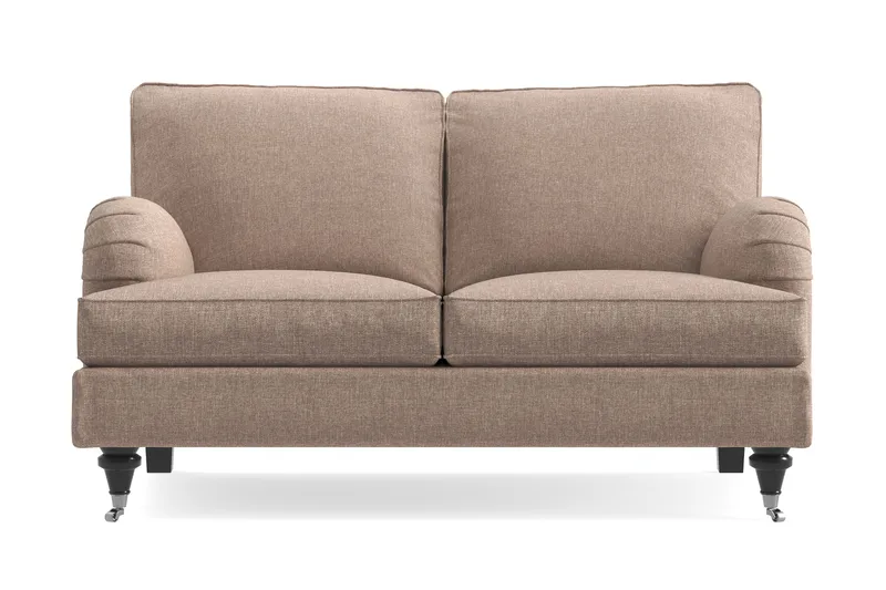 Howard Classic 2-seters Stoffsofa, Mørk beige