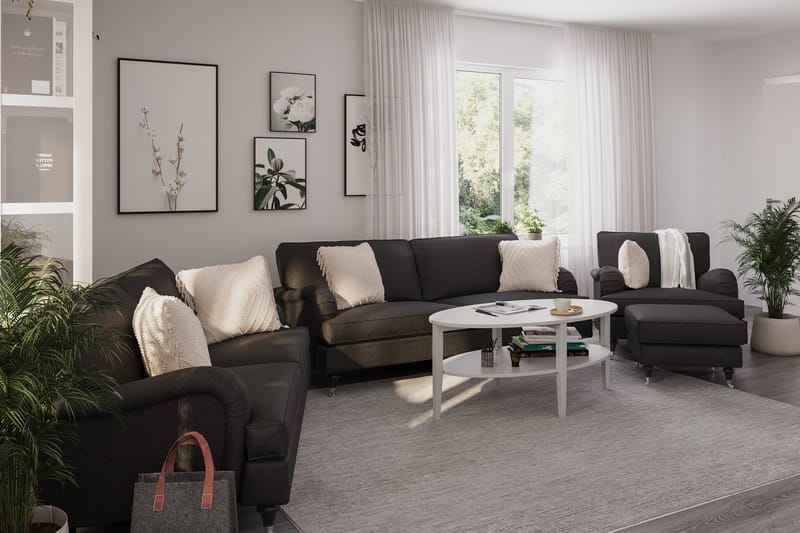 Howard Classic 2-seters Stoffsofa - Mørk grå - Møbler - Sofaer - Howard sofa