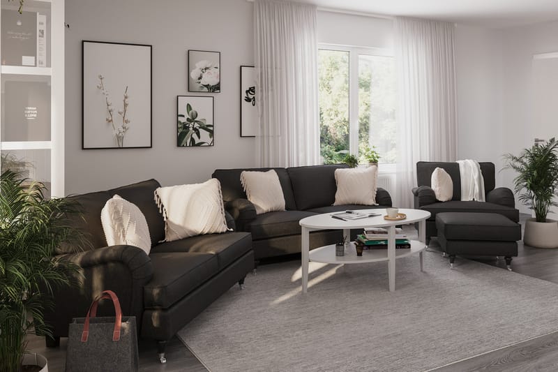 Howard Classic 2-seters Stoffsofa - Mørk grå - Møbler - Sofaer - Howard sofa