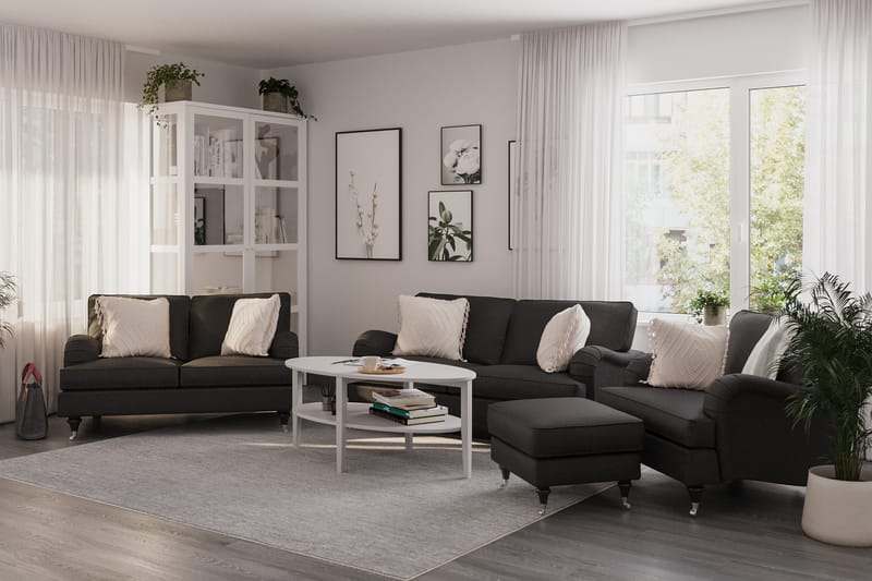 Howard Classic 2-seters Stoffsofa - Mørk grå - Møbler - Sofaer - Howard sofa
