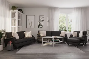 Howard Classic 2-seters Stoffsofa - Mørk grå - Møbler - Sofaer - Howard sofa
