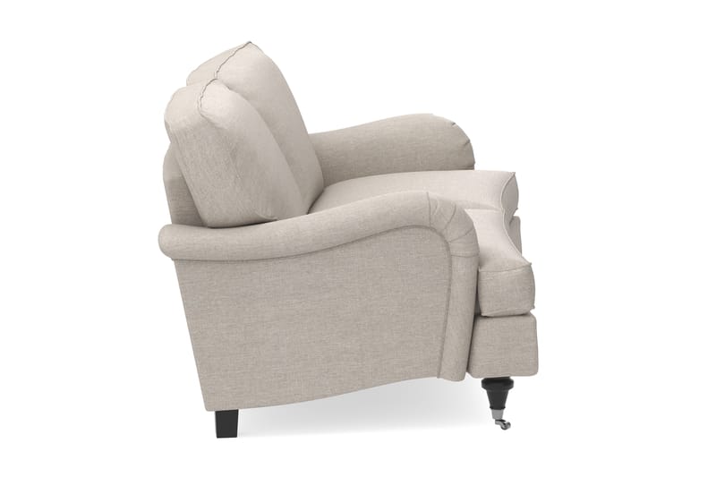 Howard Classic 2-seters Svunget Stoffsofa - Beige - Møbler - Sofaer - Howard sofa
