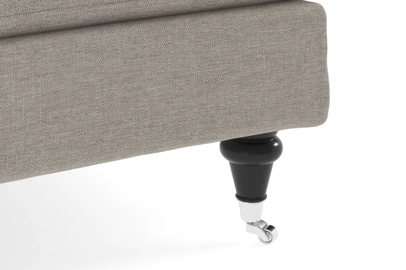 Howard Classic 2-seters Svunget Stoffsofa - Beige - Møbler - Sofaer - Howard sofa