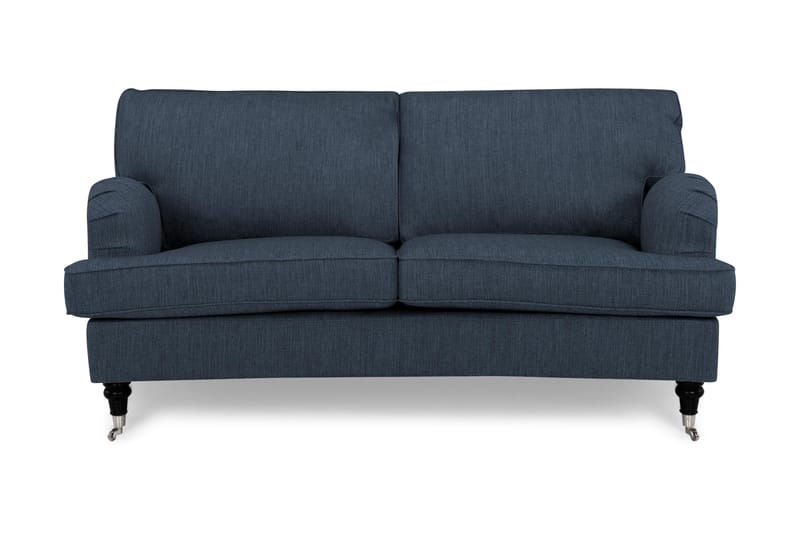 Howard Classic 2-seters Svunget Stoffsofa - Blå - Møbler - Sofaer - Howard sofa
