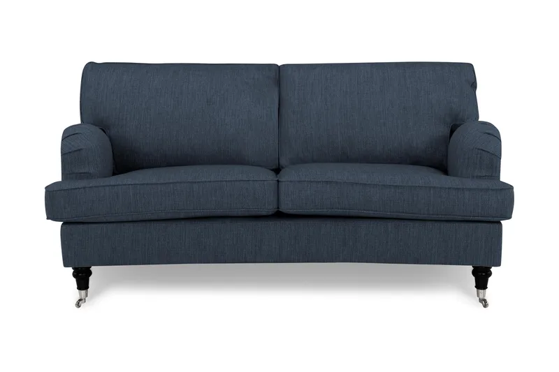 Howard Classic 2-seters Svunget Stoffsofa - Blå - Møbler - Sofaer - Howard sofa