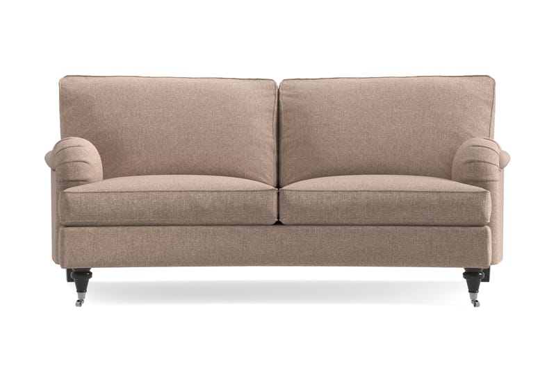 Howard Classic 2-seters Svunget Stoffsofa - Mørk beige - Møbler - Sofaer - Howard sofa