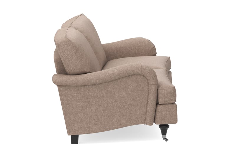 Howard Classic 2-seters Svunget Stoffsofa - Mørk beige - Møbler - Sofaer - Howard sofa