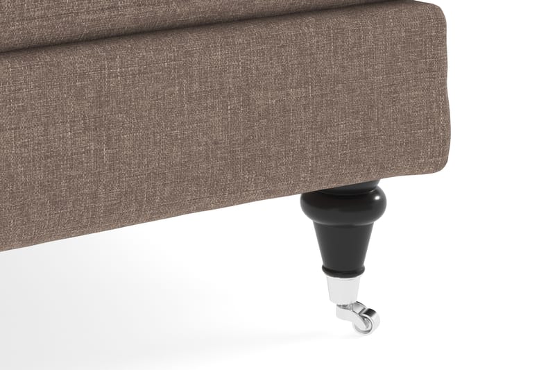 Howard Classic 2-seters Svunget Stoffsofa - Mørk beige - Møbler - Sofaer - Howard sofa