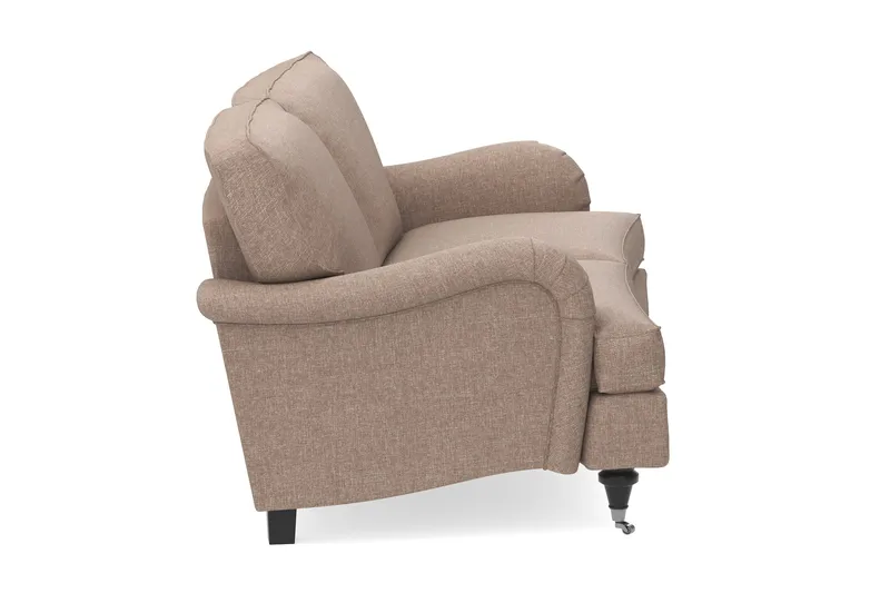 Howard Classic 2-seters Svunget Stoffsofa - Mørk beige - Møbler - Sofaer - Howard sofa