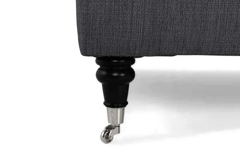 Howard Classic 2-seters Svunget Stoffsofa - Mørk grå - Møbler - Sofaer - Howard sofa