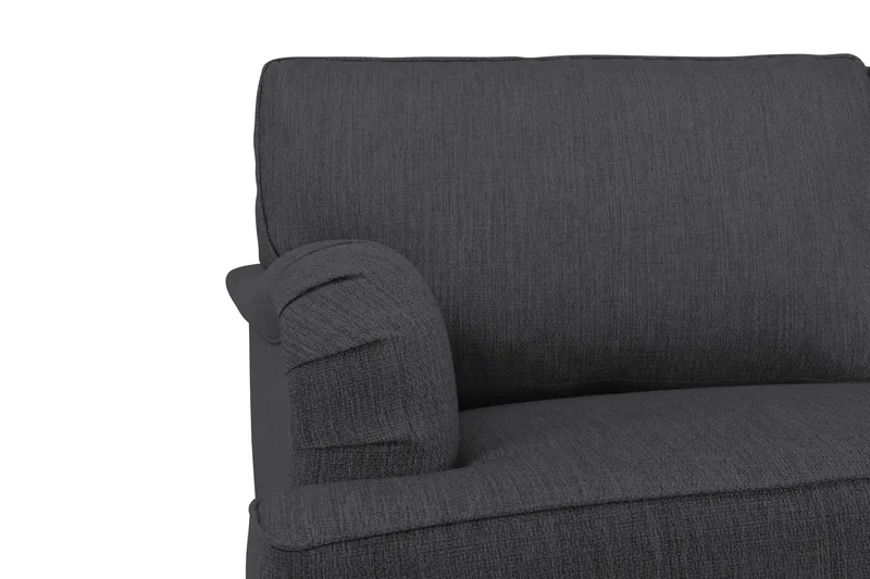 Howard Classic 2-seters Svunget Stoffsofa - Mørk grå - Møbler - Sofaer - Howard sofa