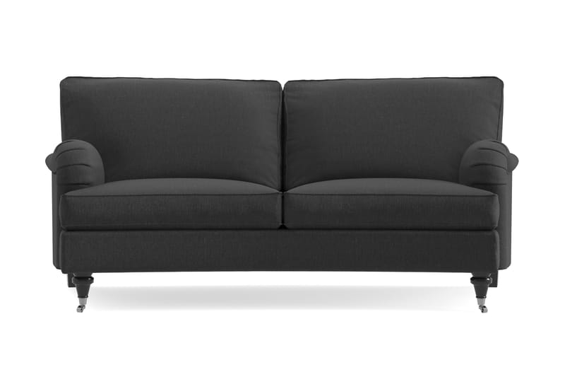 Howard Classic 2-seters Svunget Stoffsofa - Mørk grå - Møbler - Sofaer - Howard sofa