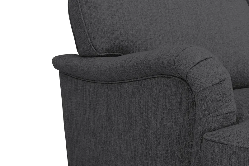 Howard Classic 2-seters Svunget Stoffsofa - Mørk grå - Møbler - Sofaer - Howard sofa