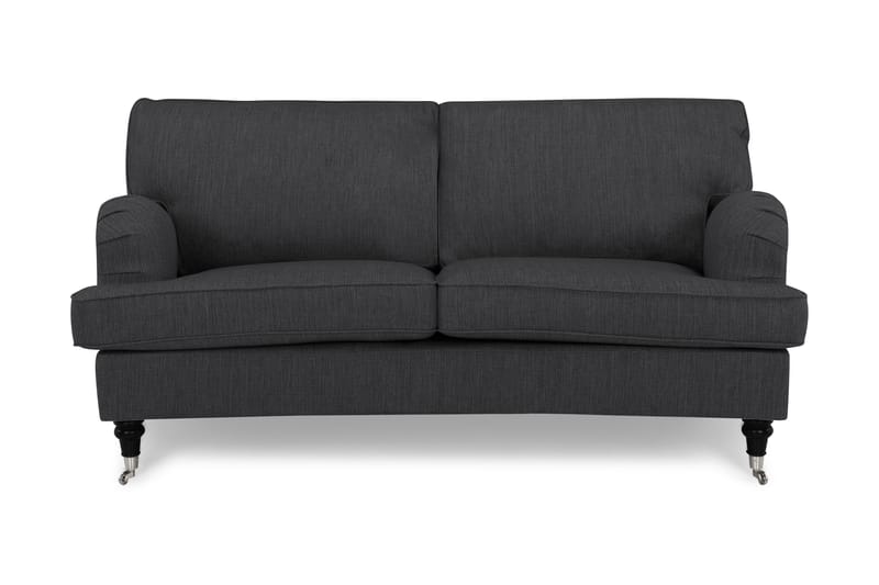 Howard Classic 2-seters Svunget Stoffsofa - Mørk grå - Møbler - Sofaer - Howard sofa