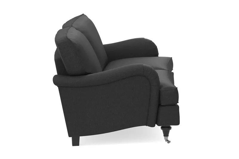 Howard Classic 2-seters Svunget Stoffsofa - Mørk grå - Møbler - Sofaer - Howard sofa