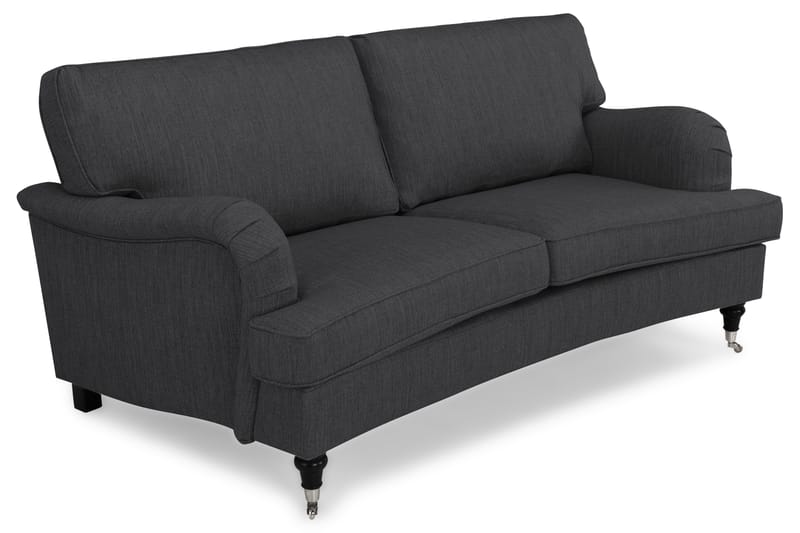 Howard Classic 2-seters Svunget Stoffsofa - Mørk grå - Møbler - Sofaer - Howard sofa