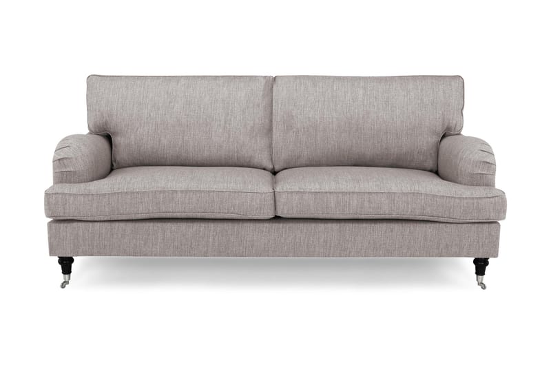 Howard Classic 3-seters Stoffsofa, Beige / Grå